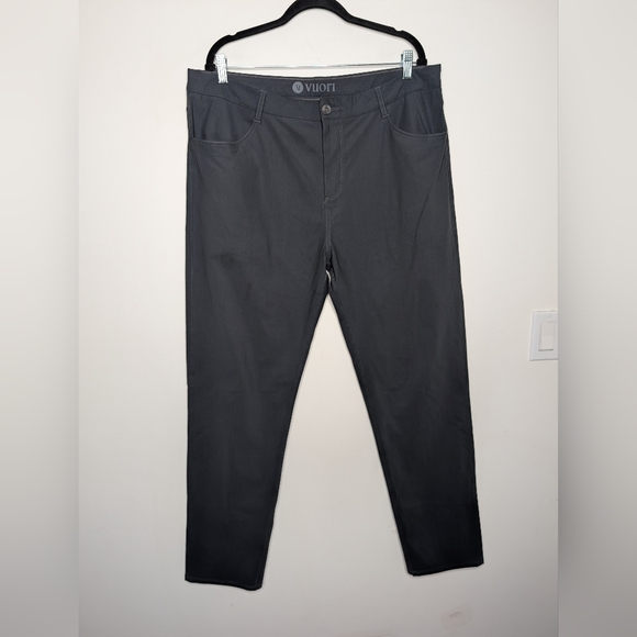 Vuori Meta Pant Athletic Slim Fit Dark Gray Pants 38